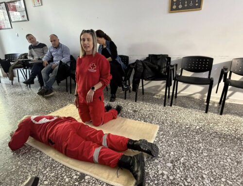 Επιμόρφωση εκπαιδευτικών του σχολείου μας από το Ερυθρό Σταυρό